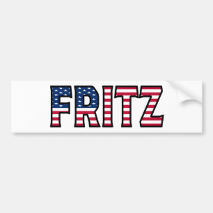 Fritz Namn Vorname USA Aufkleber Sticker Auto Bildekal