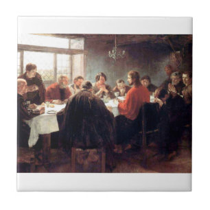 Fritz Von Uhde 1886:s sista leverans Kakelplatta