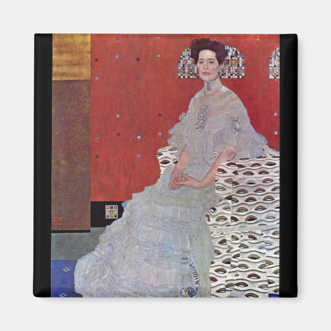 Fritza Reidler Klimt av Gustav Klimt Magnet (Framsidan)