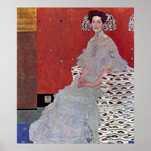 Fritza Reidler Klimt av Gustav Klimt Poster (Framsidan)