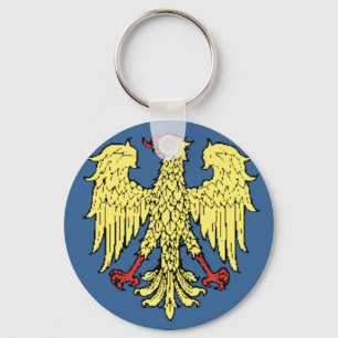 Friuli-Venezia Giulia (Italien) Flagga Nyckelring