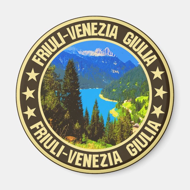 Friuli-Venezia Giulia Magnet (Framsidan)