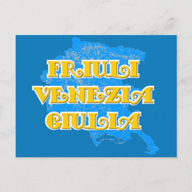 Friuli-Venezia Giulia Vykort (Framsida)