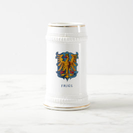 Friuli vintage jackar arm white Beer Stein Sejdel