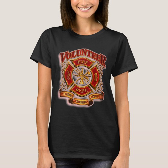 Frivillig brandbekämpning t shirt (Framsida)