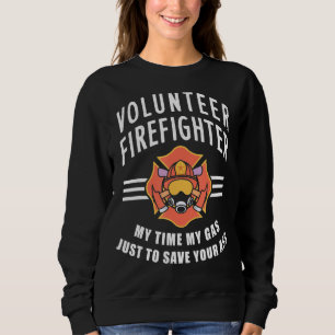 Frivillig brandbekämpningsdesign för brandmän t shirt