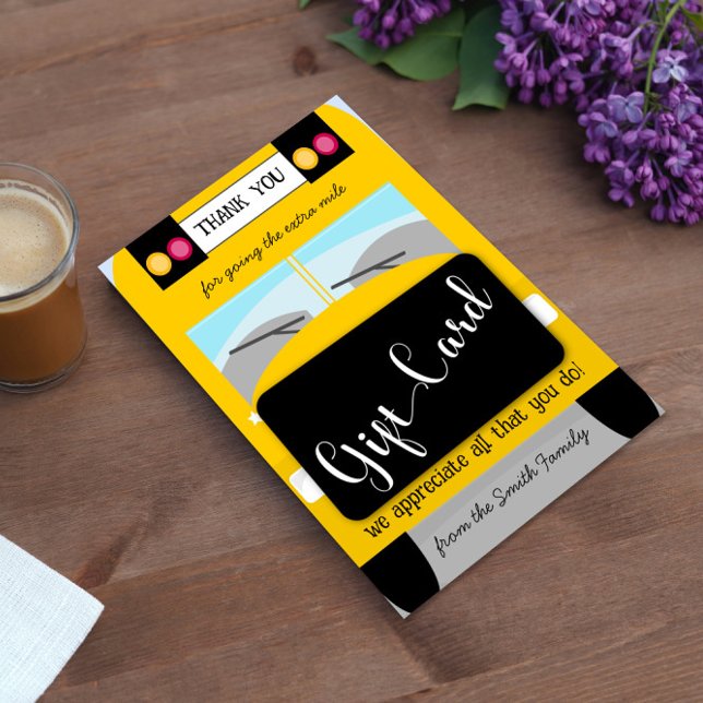 Frivillig Bussförare Förskola Tack Gåva Inbjudningar (Skapare uppladdad)