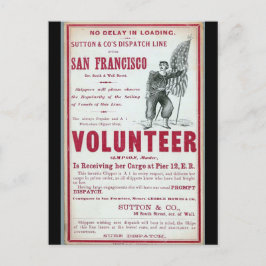 Frivillig Clipper Sailing 1900 Vykort