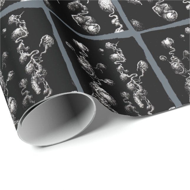 Frivillig flytande ekologiska flyg presentpapper (Rullad Hörn)