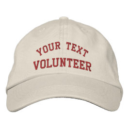 Frivillig för din sak broderad keps