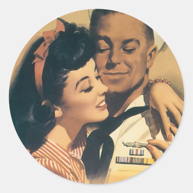 "Frivillig för undervattensservice" Runt Klistermärke (Framsida)