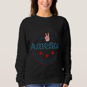 Frivillig mark på grund av den Modiga 4 juli T Shirt