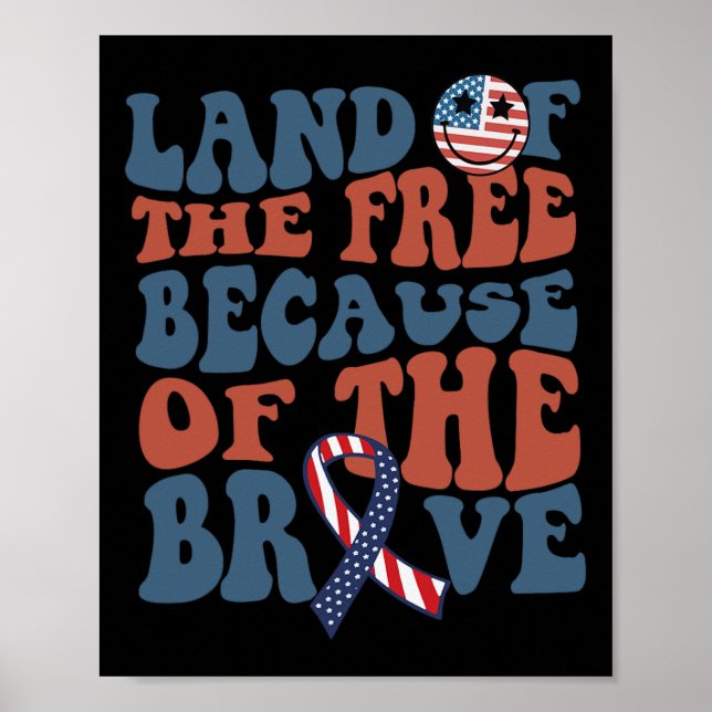 Frivillig mark på grund av den Modiga fjärde strec Poster (Framsidan)