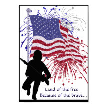 Frivillig mark på grund av den Modiga Poster