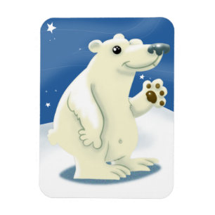 Frivillig Polar Bear Magnet