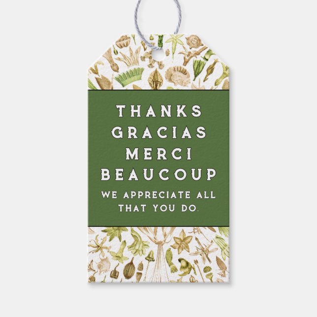 Frivillig uppskattning presentetikett (Framsidan)