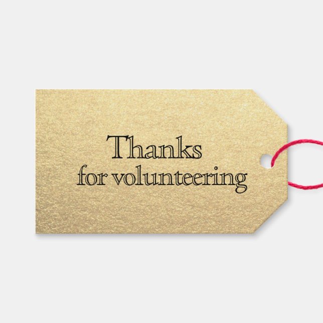 Frivillig uppskattning tack kollega anställd presentetikett (Framsidan (Horisontell))