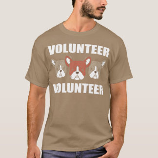 Frivillig volontär djur räddare vänner t shirt