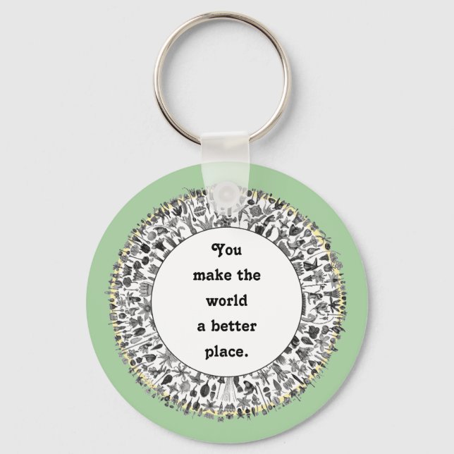 Frivilliga uppskattningsgåvor nyckelring (Framsida)