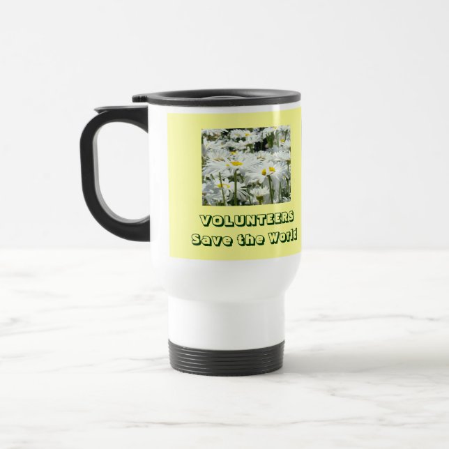 FRIVILLIGARBETARE Rädda Världen Kaffe Resemuggar Resemugg (Vänster)
