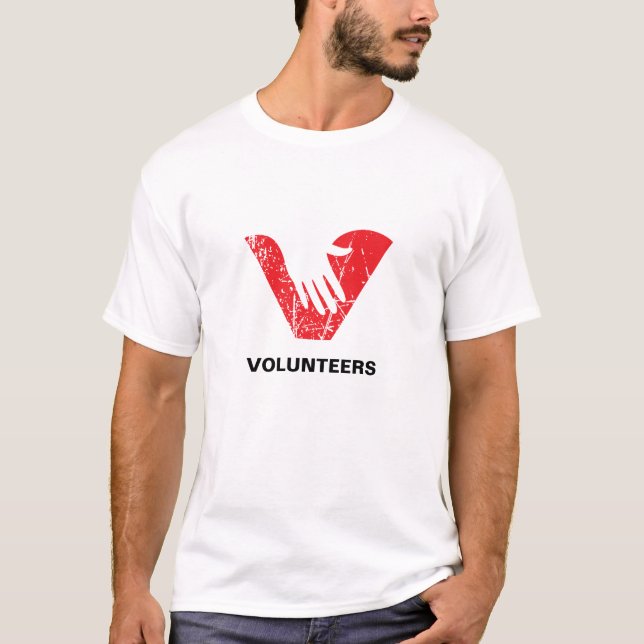 Frivilligarbetare Tee Shirt (Framsida)