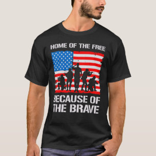 Frivillighemmet på grund av Modig 4 T Shirt