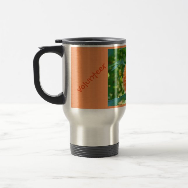Frivilligpresenter muggar Tack Dedikation Kaffe (Vänster)