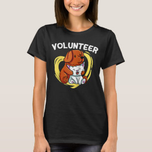 Frivilligskydd rädda djuren Volunteer-hjälpreder T Shirt