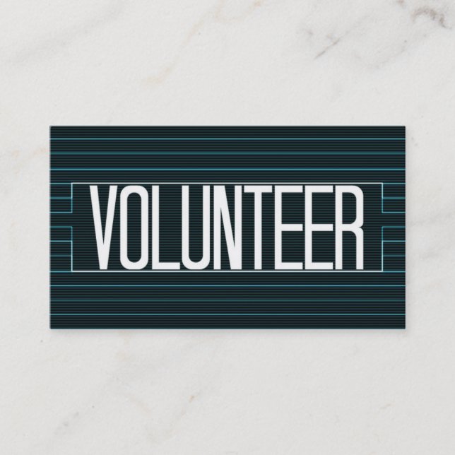 Frivilligt Elegant Rand Affärskort Visitkort (Framsida)