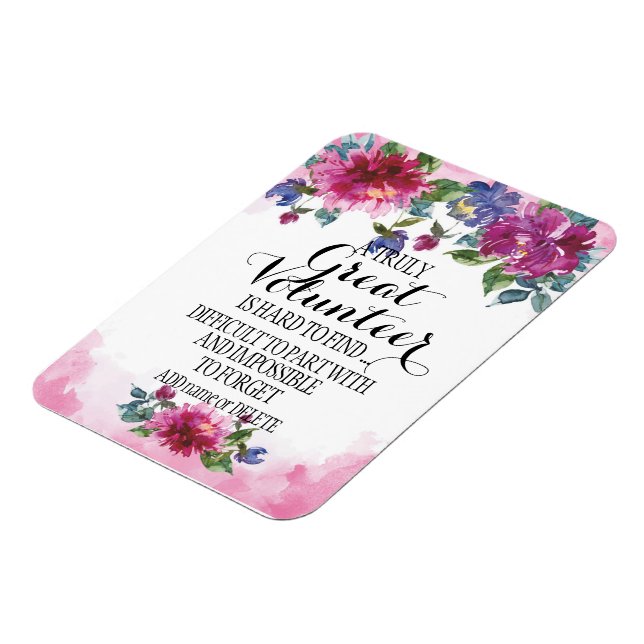 Frivilligtack till er volontäruppskattning magnet (Vänstra Sidan)