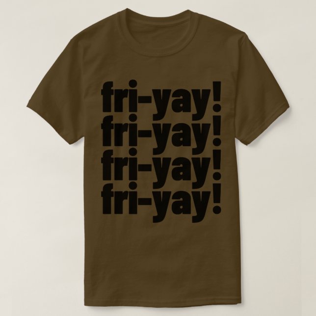 Friyay Teacher 1 T Shirt (Design framsida)