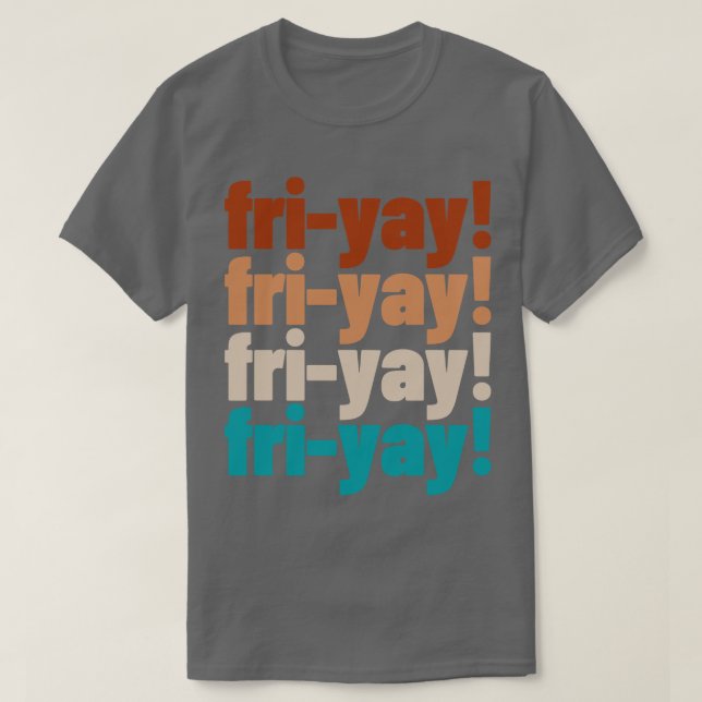 Friyey Teacher T Shirt (Design framsida)