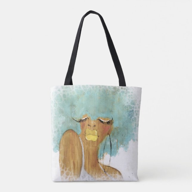 Fro Blue Tote Tygkasse (Baksida)