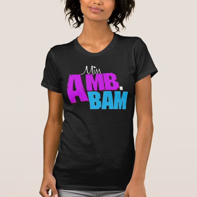"Fröcken Amb.Bam" skjorta Tee Shirt (Framsida)