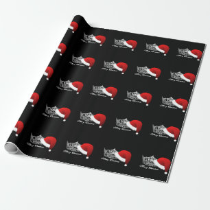 Fröcken Amerika krona- & Santa hattjul Giftwrap Presentpapper