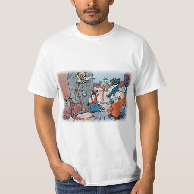 Fröcken ängar satte henne som var head ut ur t shirt (Framsida)