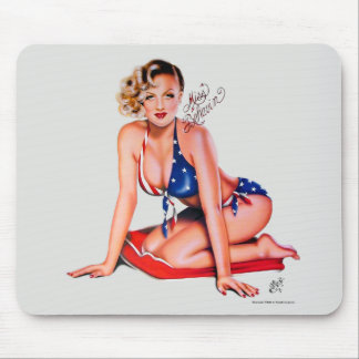 Fröcken Behavin pinup Mousepad Musmatta