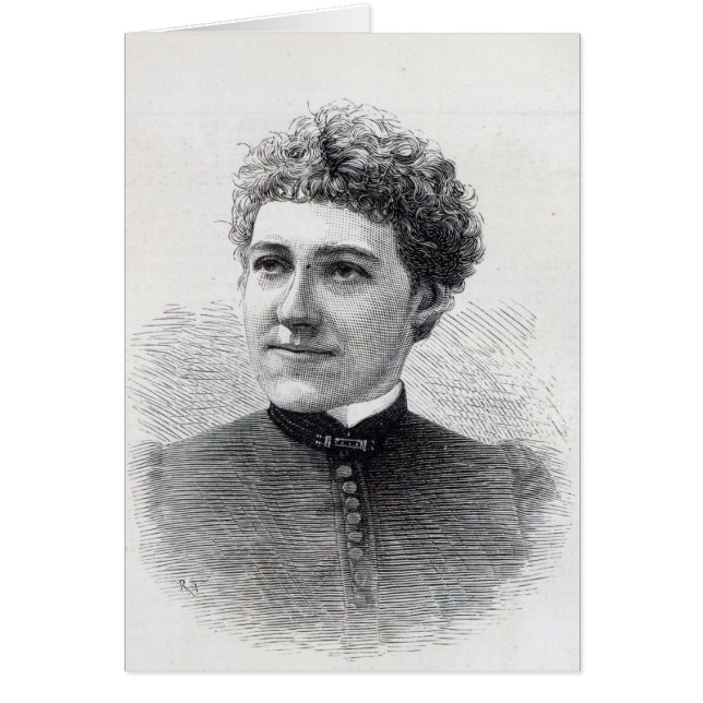 Fröcken Charlotte Robinson Hälsningskort (Framsidan)