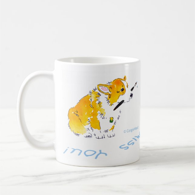 Fröcken dig Corgismugg Kaffemugg (Vänster)