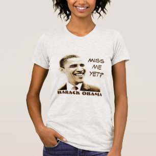 "Fröcken jag ännu?", & "Barack Obama" med grafis Tee Shirt