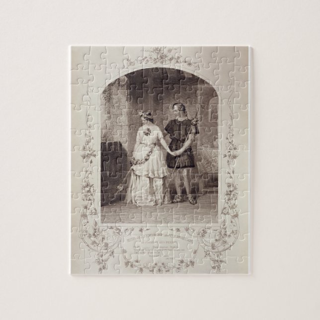 Fröcken Jenny Marston som Perdita och Herr F. Pussel (Vertikal)