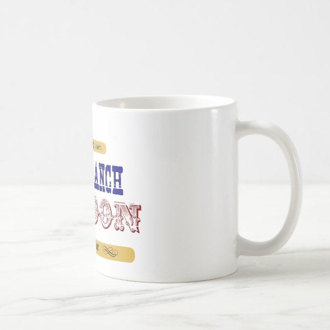 Fröcken kattunge lång salong för gren kaffemugg (Höger)