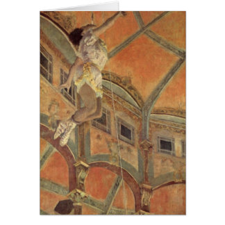 Fröcken Lala i en cirkus Fernado av Edgar Degas Hälsningskort