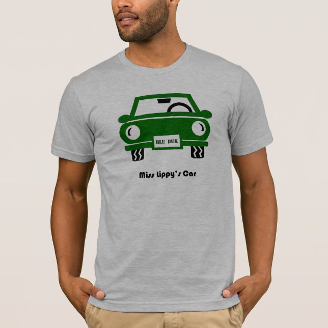 Fröcken lippys bil t-shirt (Framsida)