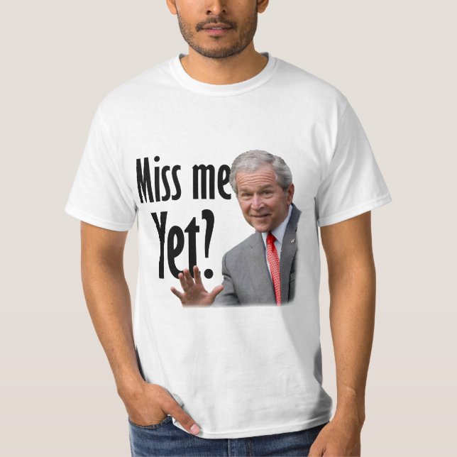 Fröcken mig ännu? Anti Obama t-skjorta Tee Shirt (Framsida)