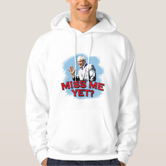 Fröcken mig ännu? George W Bush Tshirt Sweatshirt Med Luva