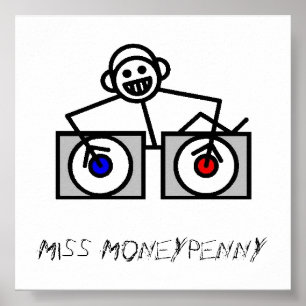 Fröcken MoneyPenny affisch