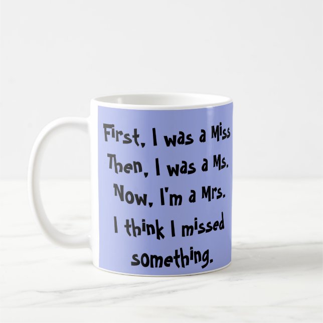 Fröcken, Ms. och Fru Råna Kaffemugg (Vänster)