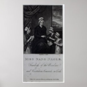 Fröcken Nano Nagle, 1809 Poster