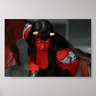 Fröcken ro som är noir som "den Purgatori" Poster